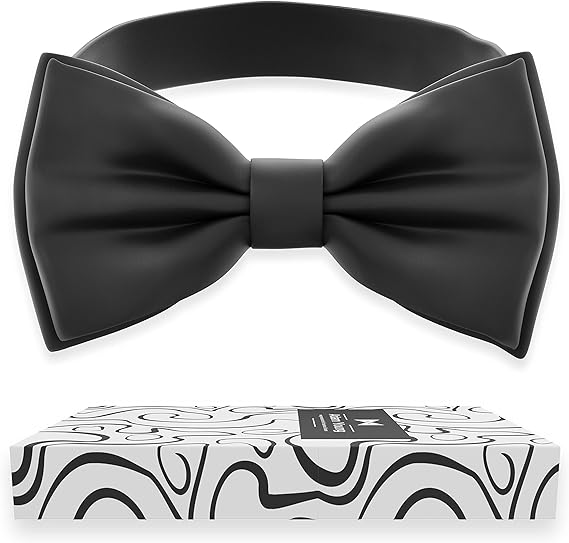 Young Men's Bow Ties Pre-Tied Style Formal Satin Classic Bowtie